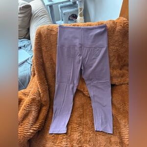 Chic High-Rise Lavender Leggings